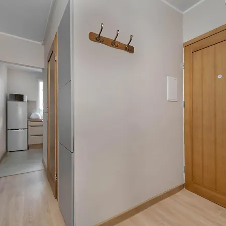 Red In Wroclaw With Two Bedrooms And Desk For Remote Work By Renters Daire Wroclaw